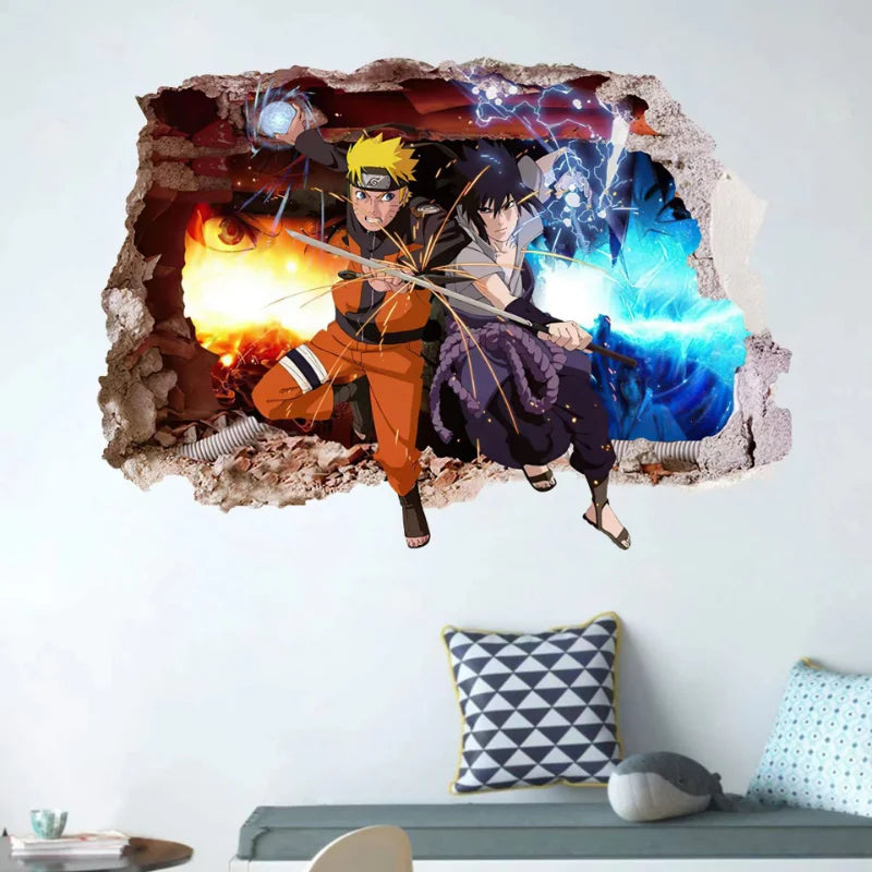 Adesivo Lotta Naruto contro Sasuke