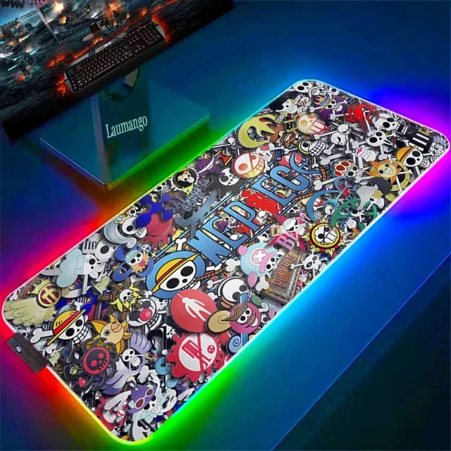 Tapis de Souris Lumineux One Piece Logo