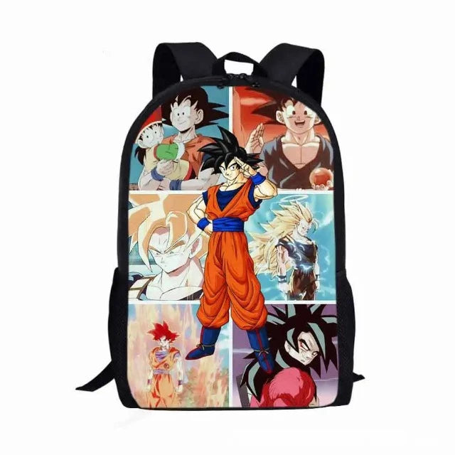 Sac à Dos Cartable Dragon Ball Z Goku Évolution