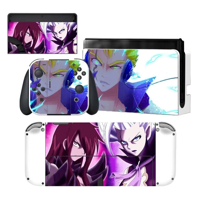 Sticker Autocollant Nintendo Switch Fairy Tail Erza Mirajane Luxus
