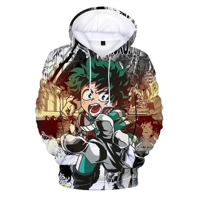 Sweat A Capuche My Hero Academia Pull Enfant Izuku Midoriya
