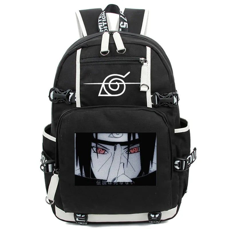 Cartable Naruto Sac À Dos Sasuke Uchiha Bretelles