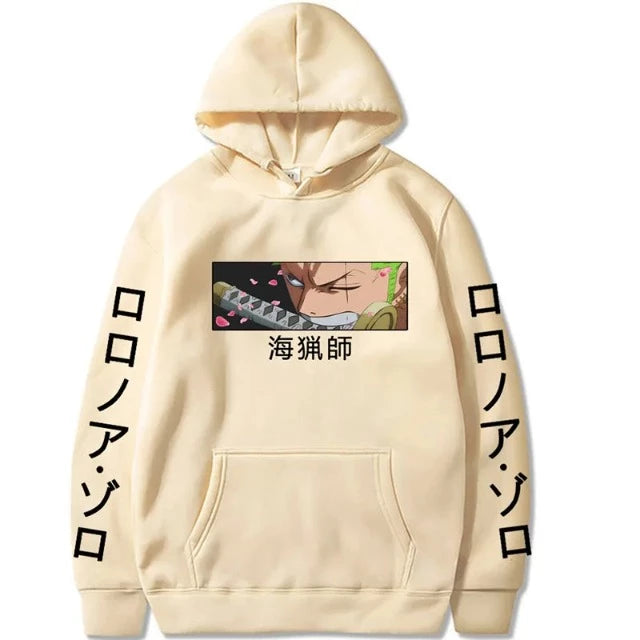 Sweat Pull One Piece Roronoa Zoro Sabre Beige