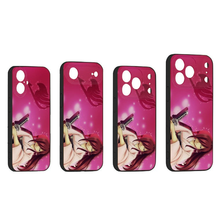 Coque de téléphone pour iPhone Fairy Tail Erza Scarlet