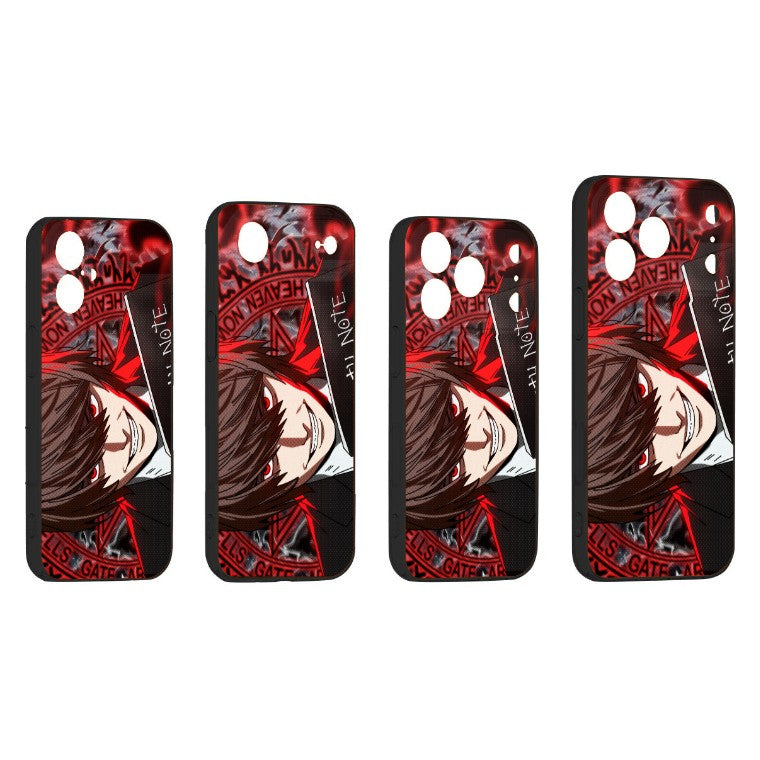 Coque de téléphone pour iPhone Death Note Light Yagami diabolique