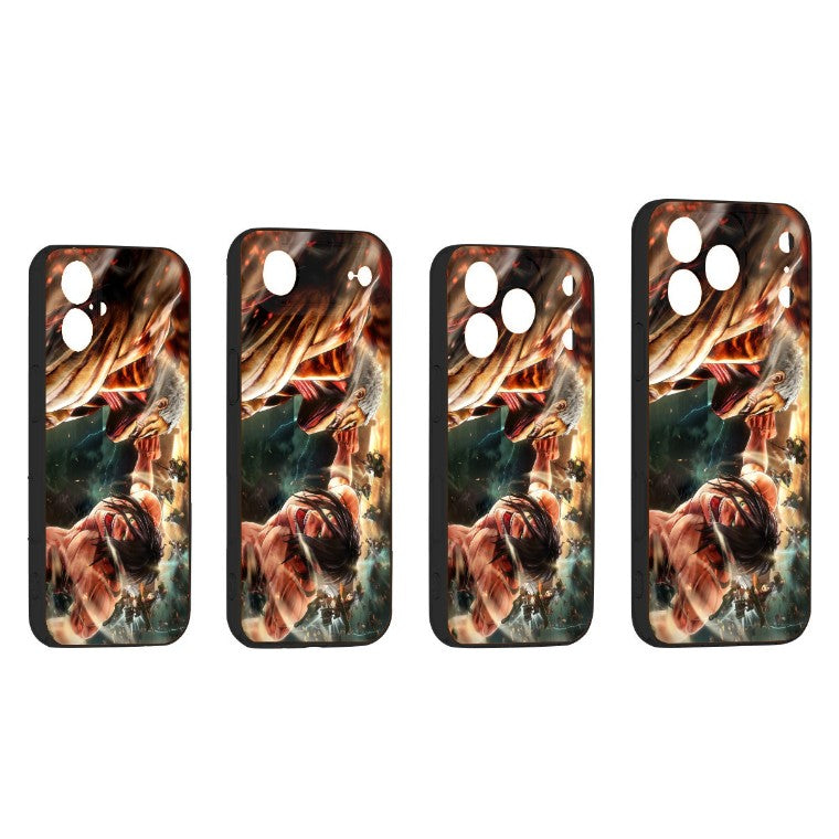 Coque de téléphone pour iPhone Attaque Des Titans combat