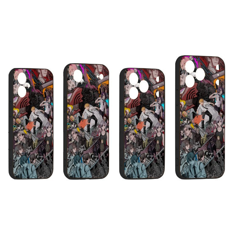 Coque de téléphone pour iPhone Chainsaw Man personnages