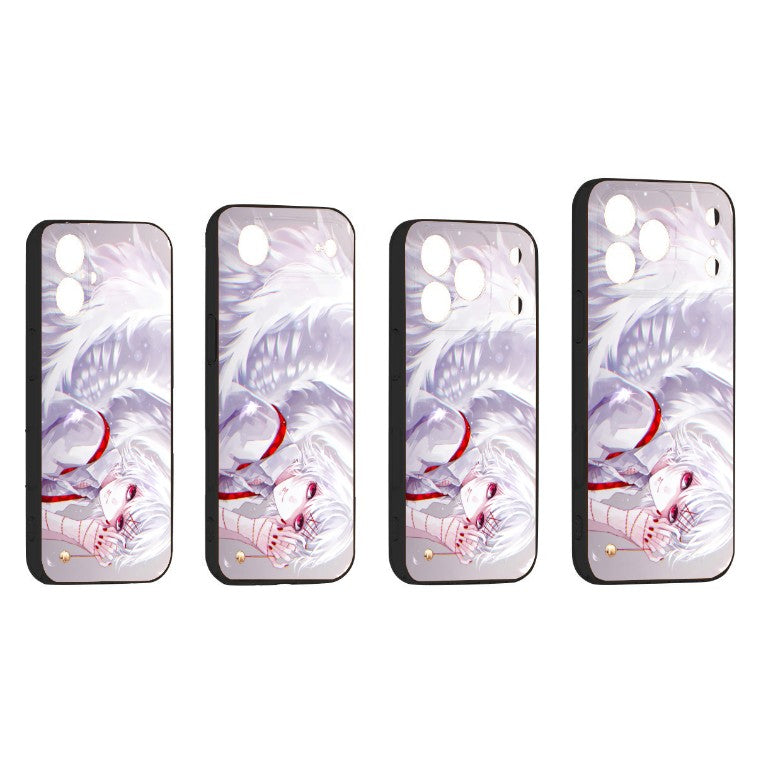 Coque de téléphone pour iPhone noire Tokyo Ghoul Juuzou Suzuya