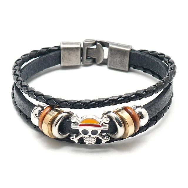 Bracciale Jolly Roger in un unico pezzo