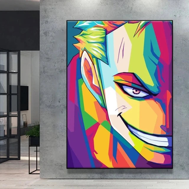 Poster One Piece Luffy vs Zoro