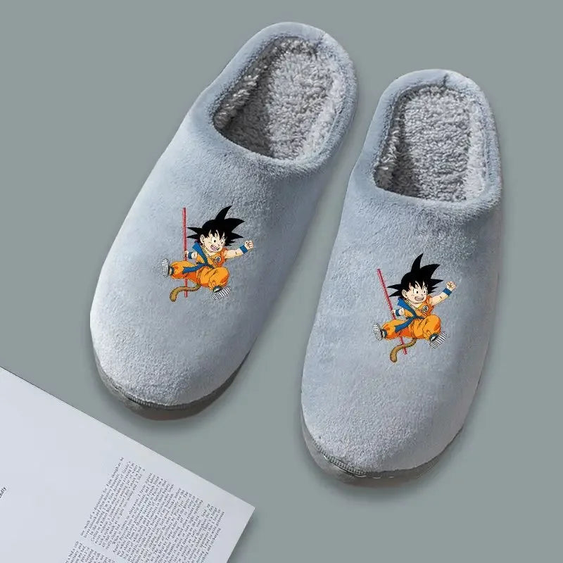 Chaussons Pantoufles Dragon Ball Z Goku Bâton Magique