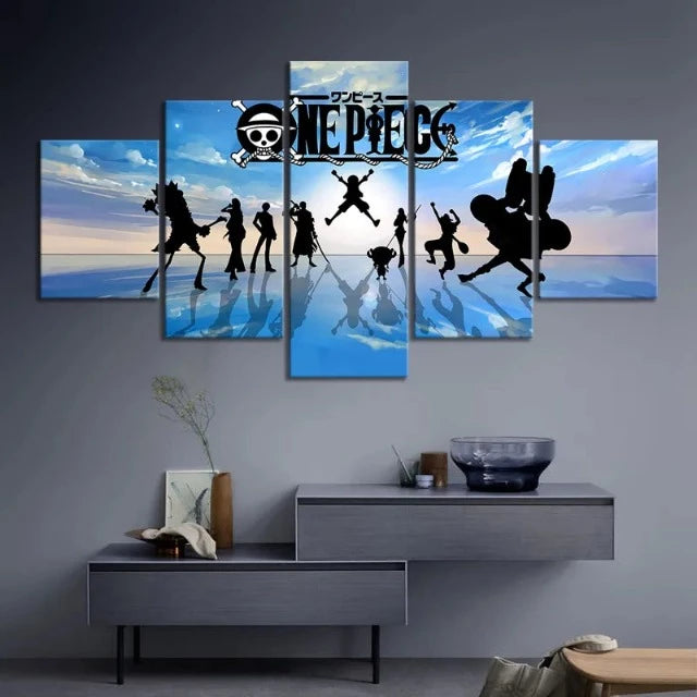 Tableau One Piece Logo Cadre Toile