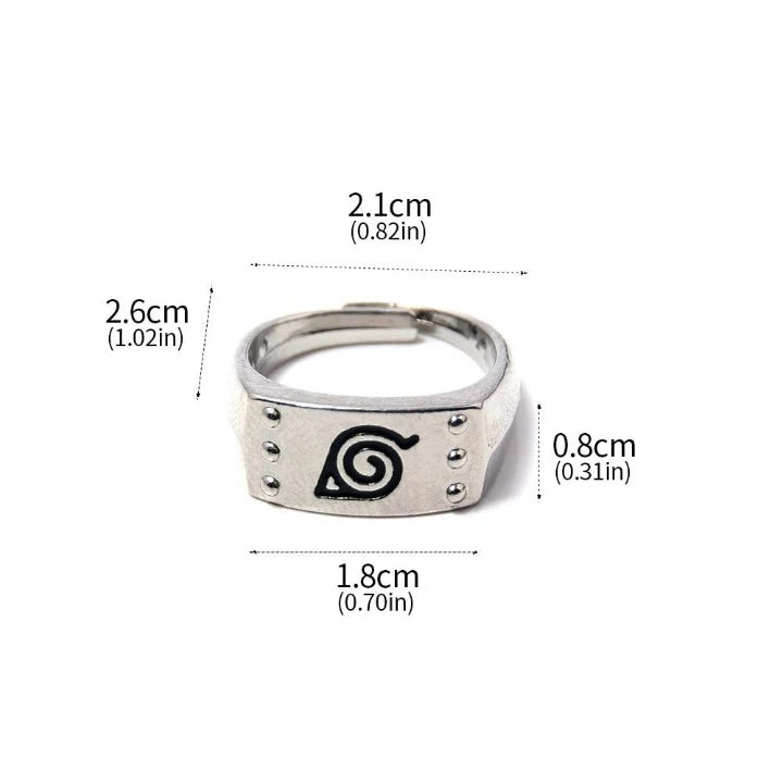 Bague Naruto Konoha