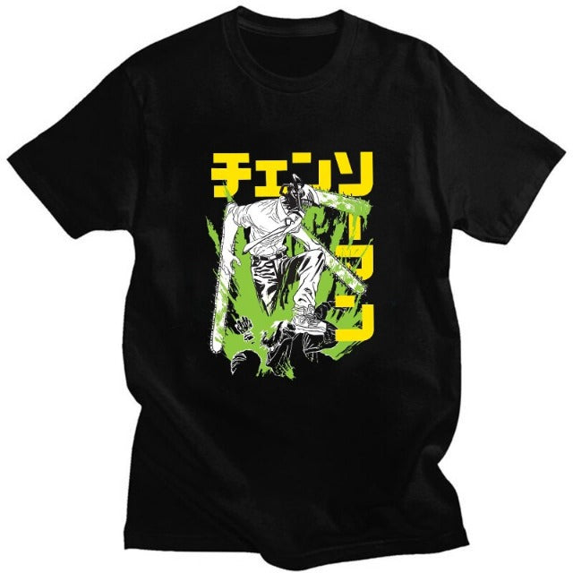 T-Shirt Chainsaw Man Homme Tronçonneuse