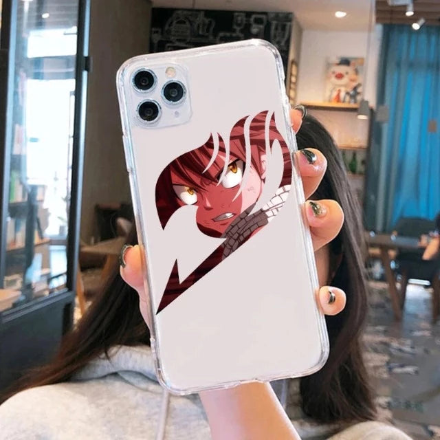 Coque de Téléphone Protection iPhone Fairy Tail Natsu Guilde