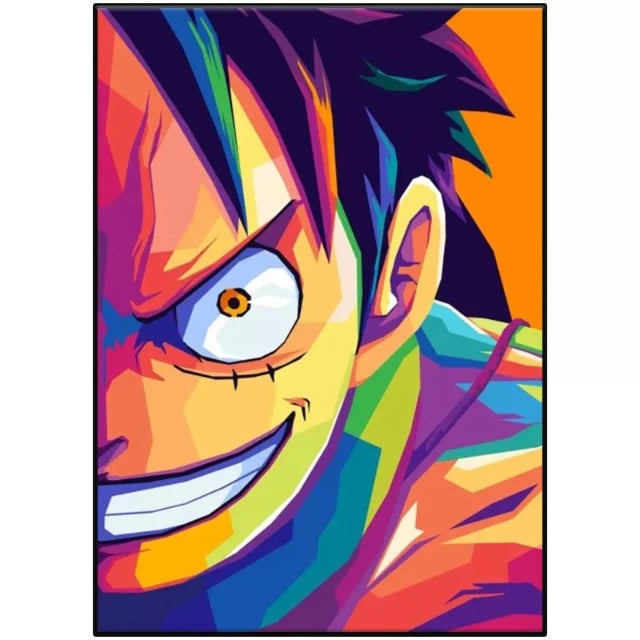 Poster One Piece Luffy vs Zoro