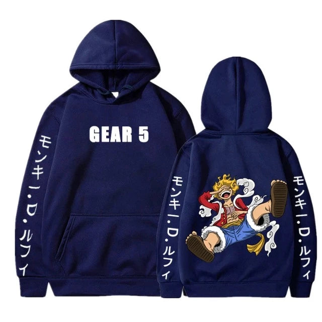 Sweat Pull One Piece Luffy Gear 5 Bleu Marine