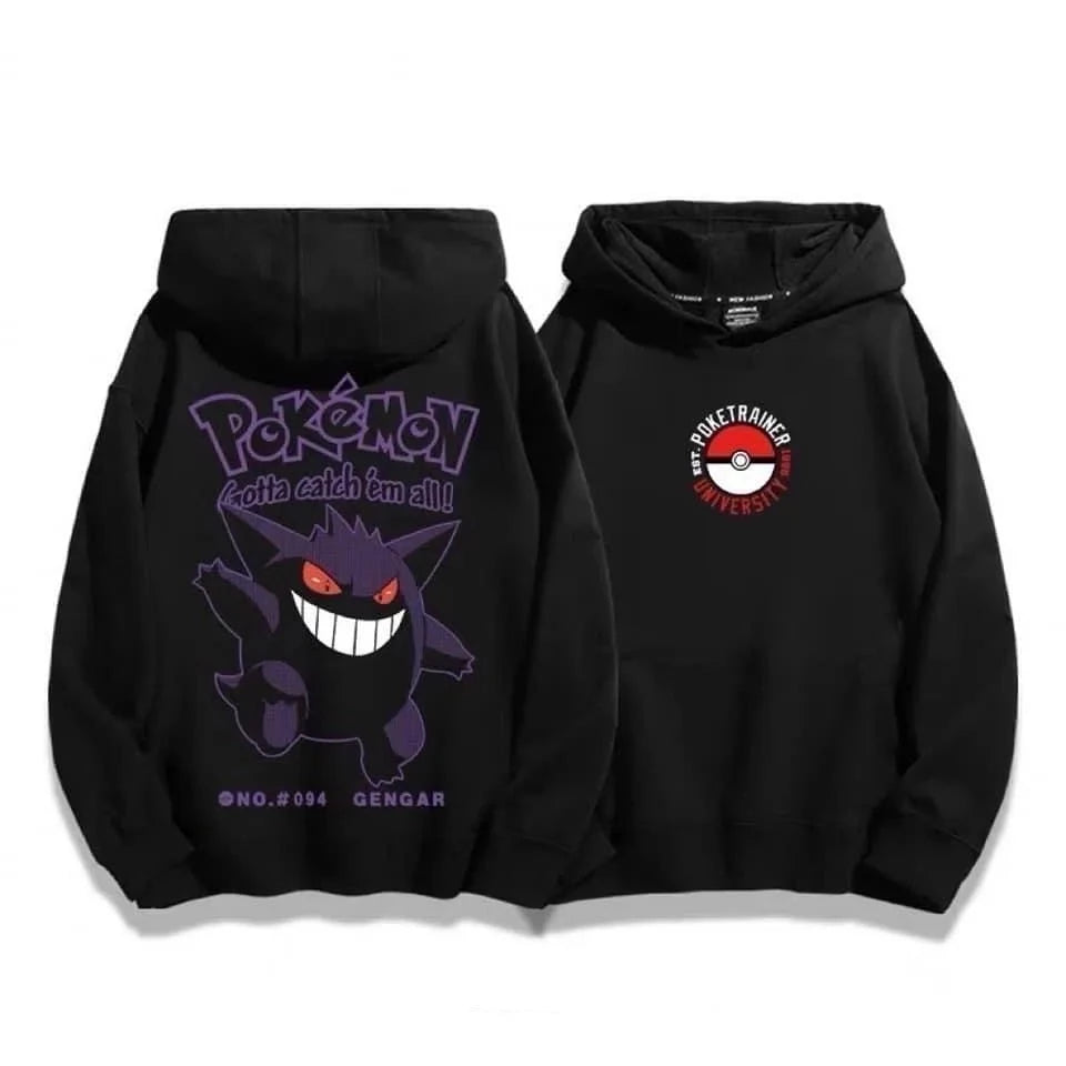 Sweat À Capuche Pokémon Enfant Pull Ectoplasma