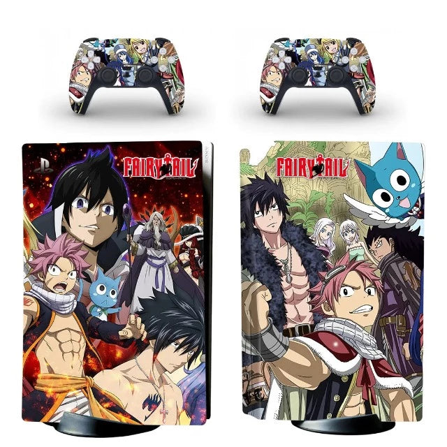 Sticker Autocollant PS5 Playstation 5 Fairy Tail Manga