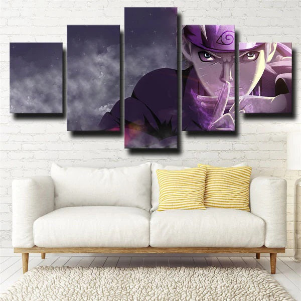 Tableau Deco Toile Cadre Mural Naruto Uzumaki Combat