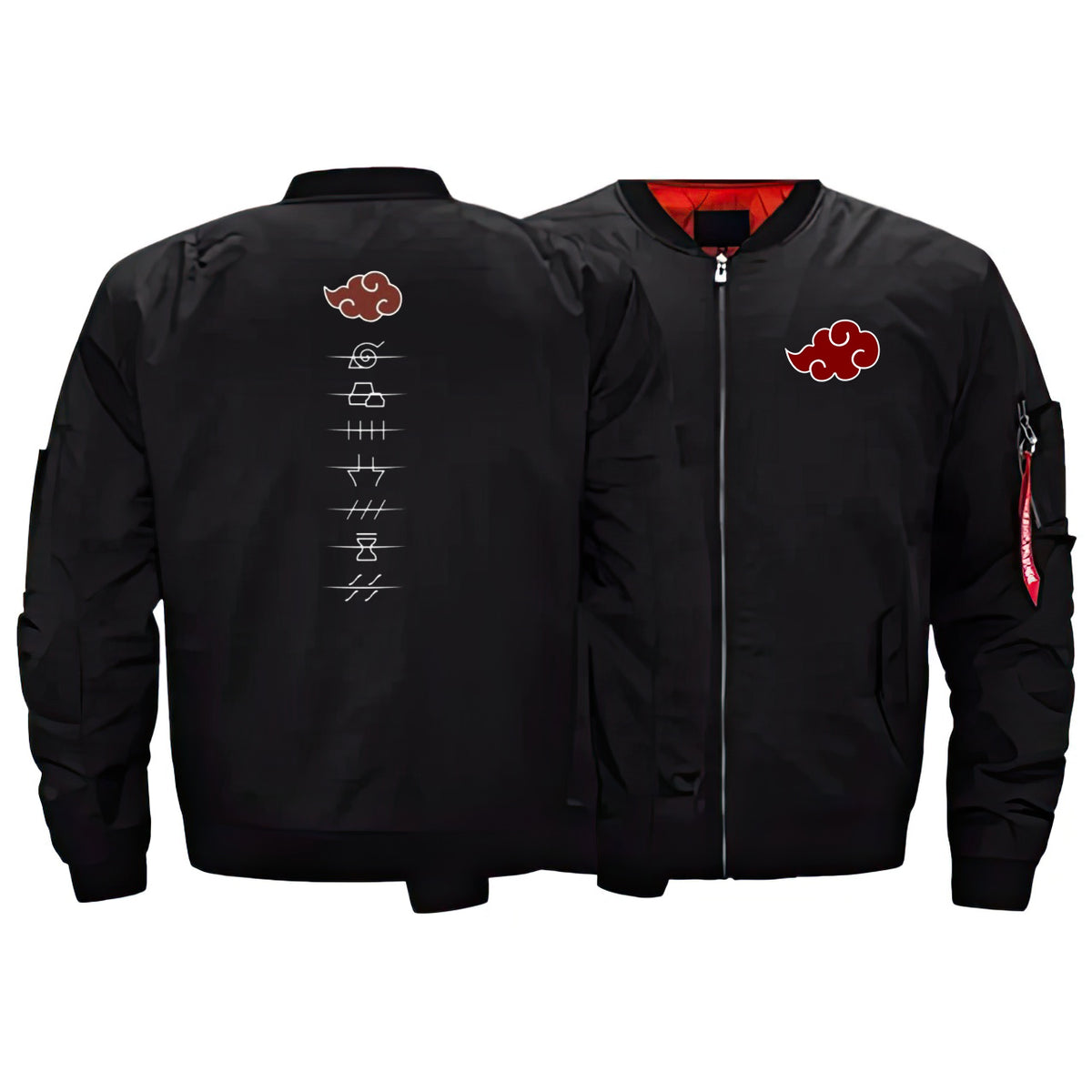 Giacca con stemma di Naruto Akatsuki (4 colori)