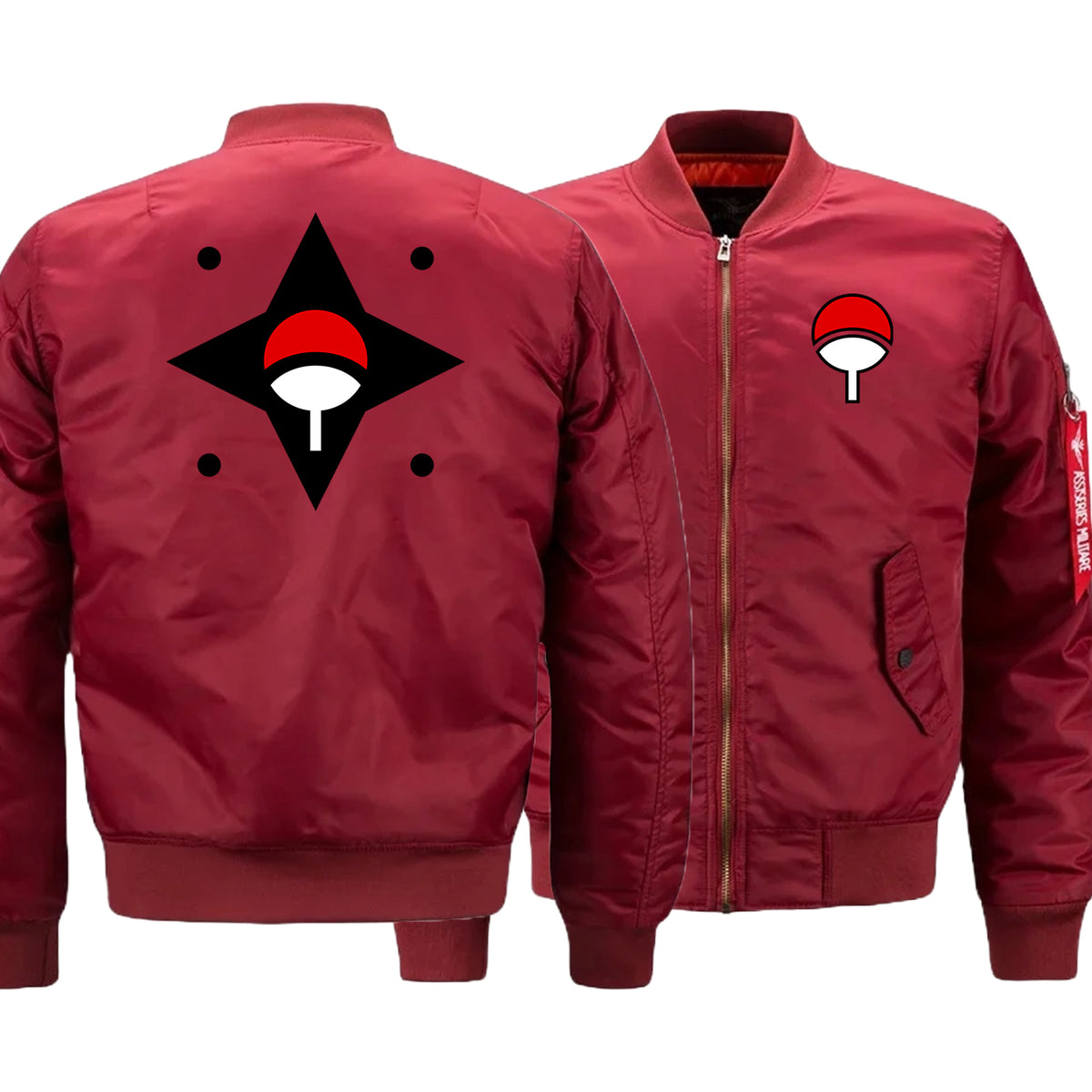 Chaqueta bomber Naruto Clan Uchiha (3 colores)