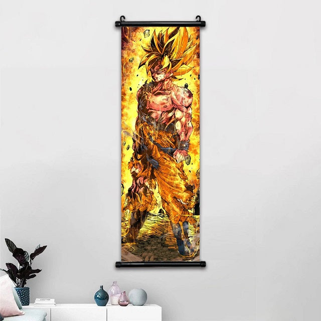Poster Déroulant Dragon Ball Goku Super Saiyan