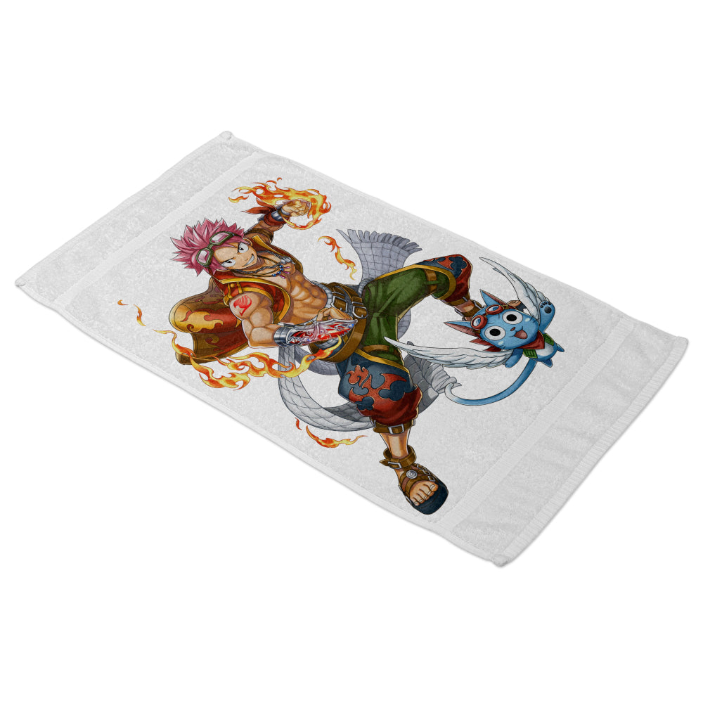 Serviette de bain Natsu Happy Fairy Tail