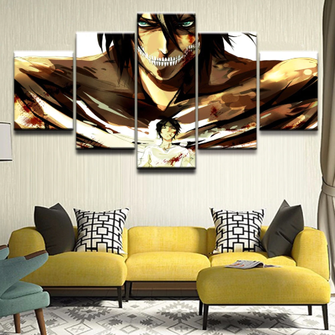 Tableau Eren - Titan Assaillant