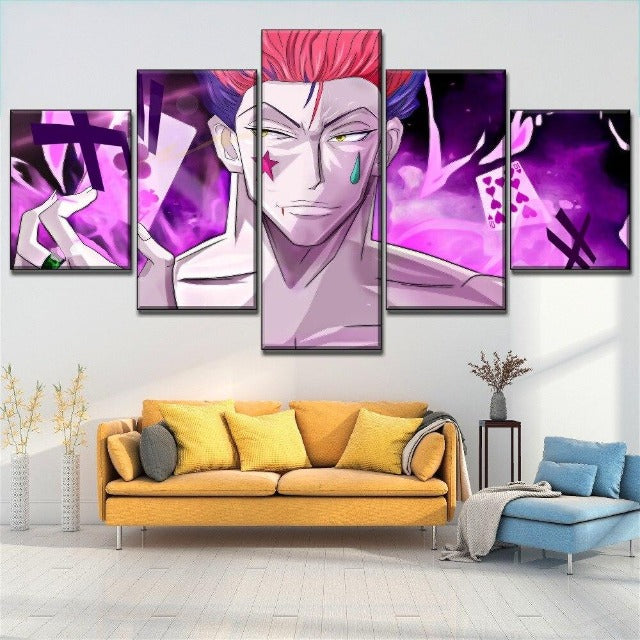 Tableau Hisoka Le Magicien Hunter x Hunter Cadre Toile