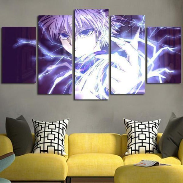 Tableau Kirua Hunter x Hunter Cadre Toile