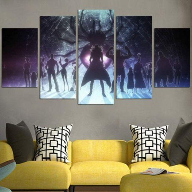 Tableau Brigade Fantôme Hunter x Hunter Cadre Toile