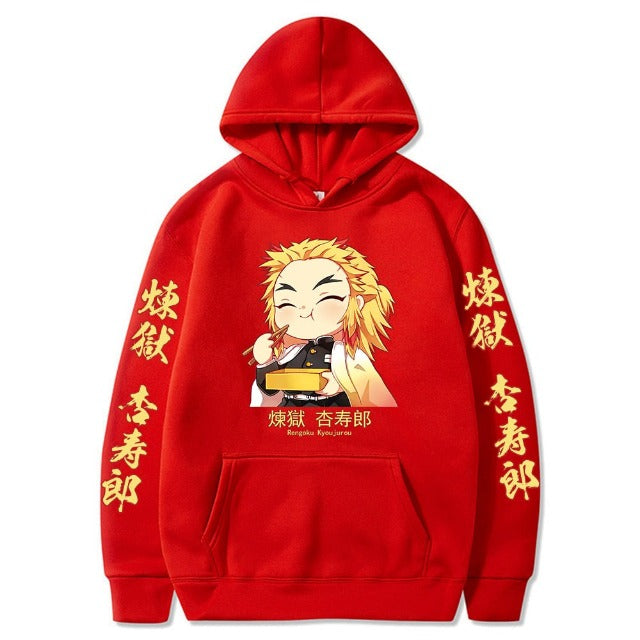 Pull Kyojuro Rengoku Demon Slayer rouge