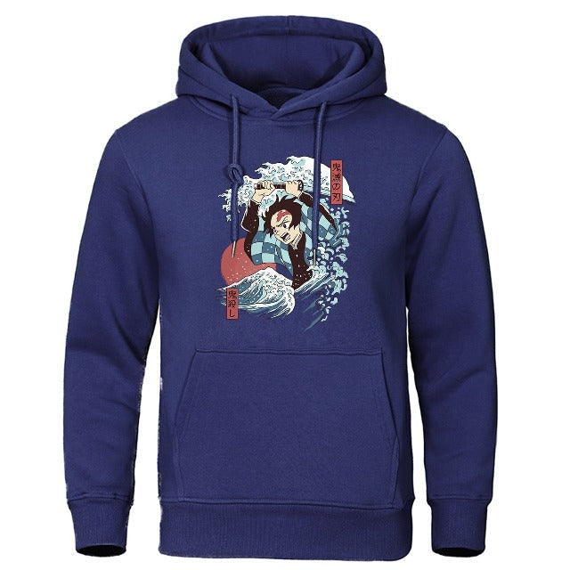 Sweat Demon Slayer Tanjiro Souffle de l'Eau bleu