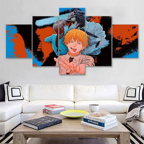 Tableau Denji x Makima Chainsaw Man