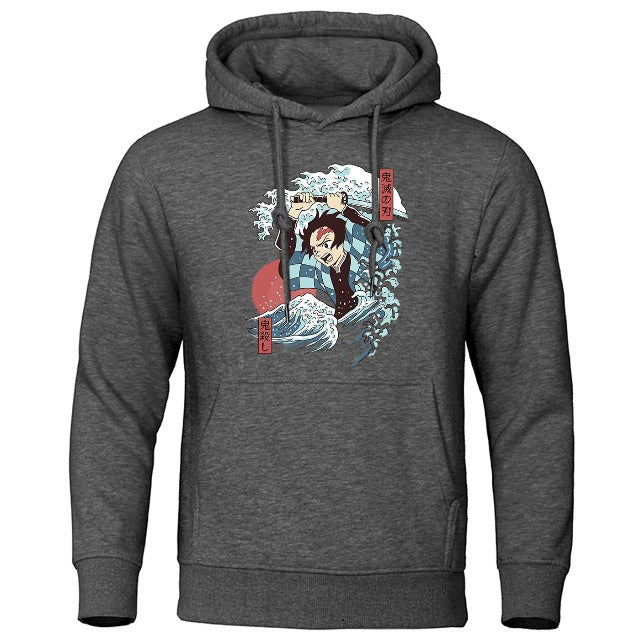 Sweat Demon Slayer Tanjiro Souffle de l'Eau (6 Coloris)