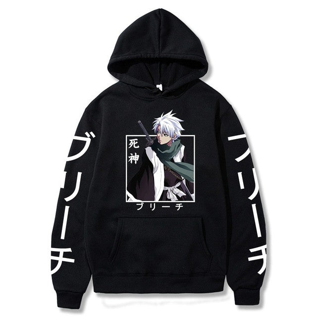 Sweat Toshiro Hitsugaya Manga Bleach A Capuche Adulte Homme Femme Longues Manches