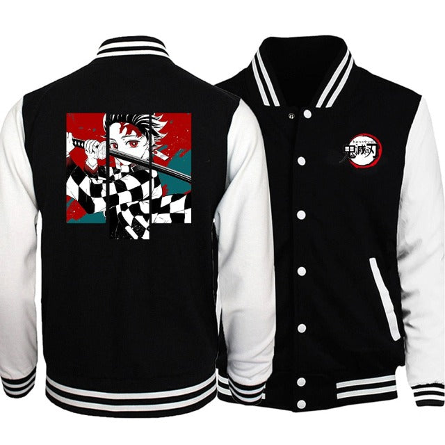 Varsity Jacket Demon Slayer Tanjiro