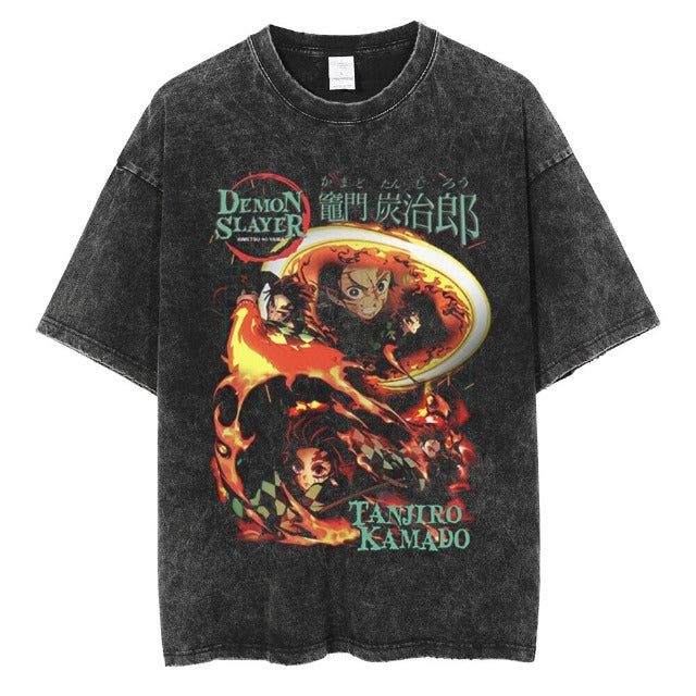 Dämonentöter Tanjiro Atem der Sonne T-Shirt