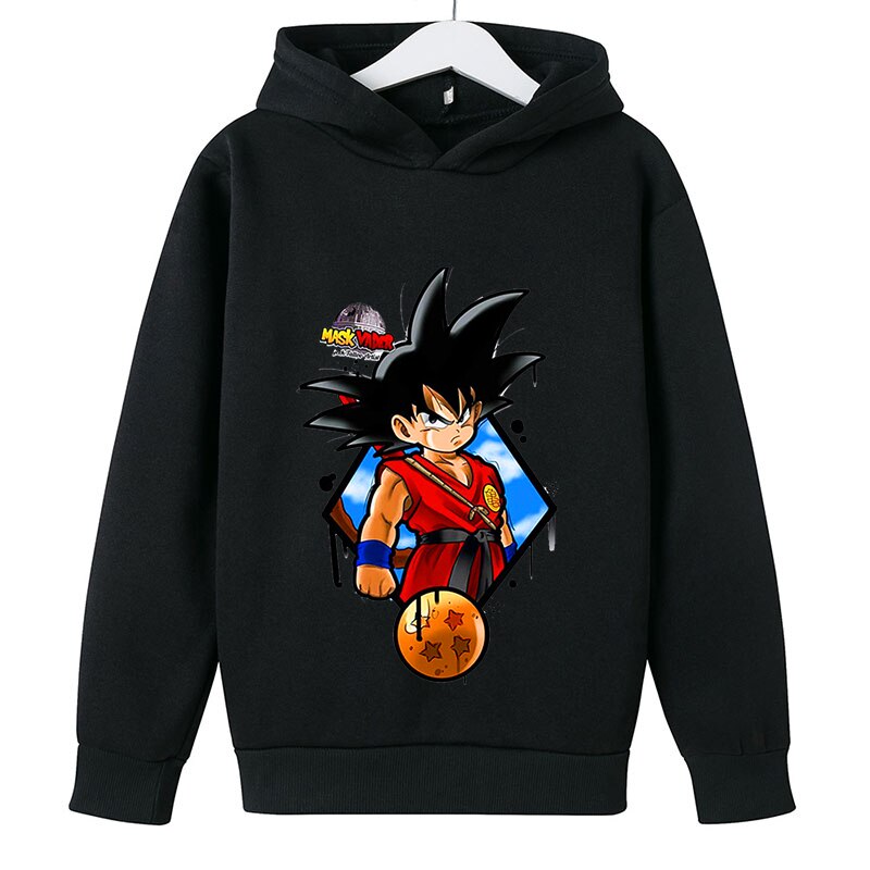 Sweat Enfant Dragon Ball Pull Goku NOIR