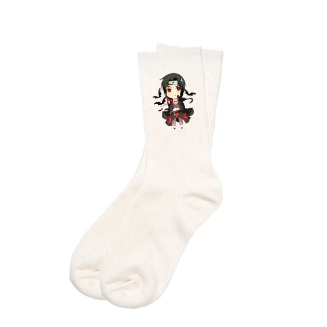 Chaussettes Naruto Itachi Blanc Crème