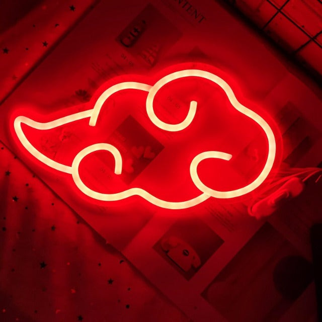 Naruto Akatsuki Neonlampe