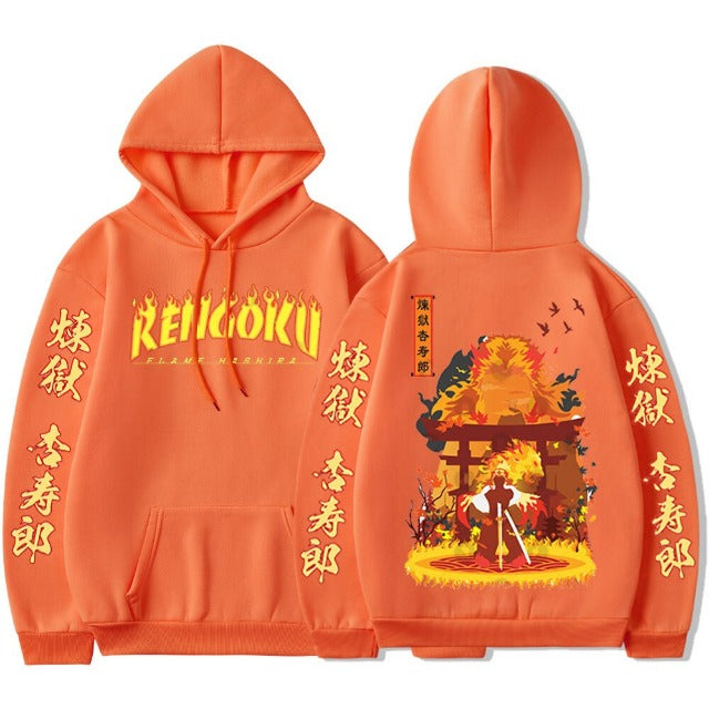 Pull Rengoku Demon Slayer orange