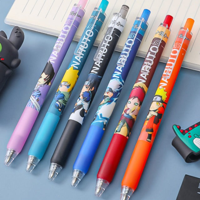Stylos Naruto 6 Pièces