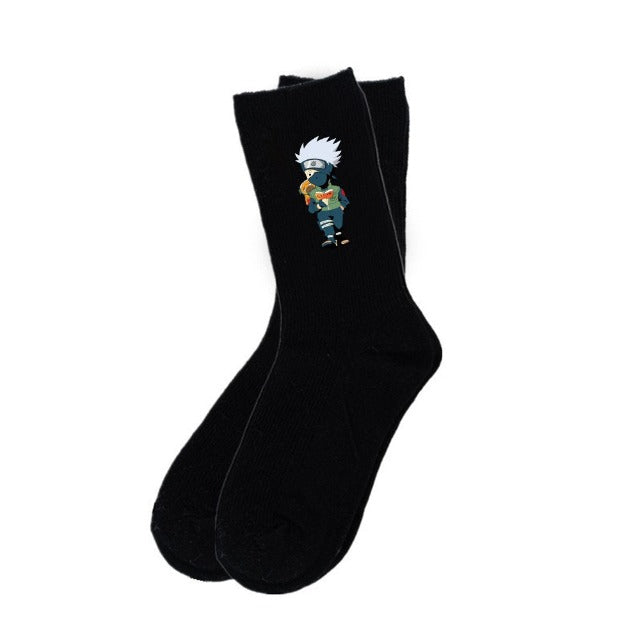 Chaussettes Naruto Kakashi Noir