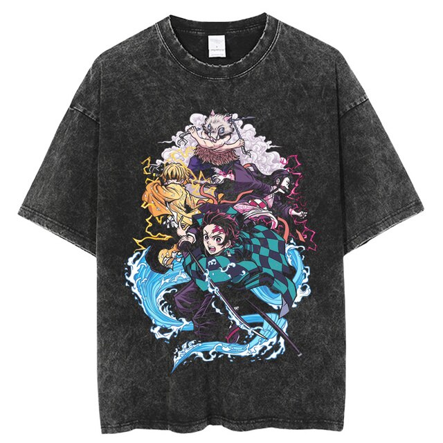 T-shirt Nezuko Tanjiro Zenitsu Inouske Demon Slayer