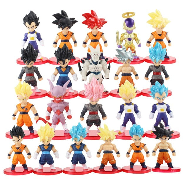 Confezione regalo con 21 personaggi Dragon Ball Super