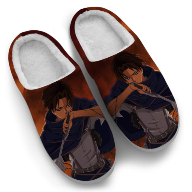 Pantoufles Levi Ackerman Attaque des Titans