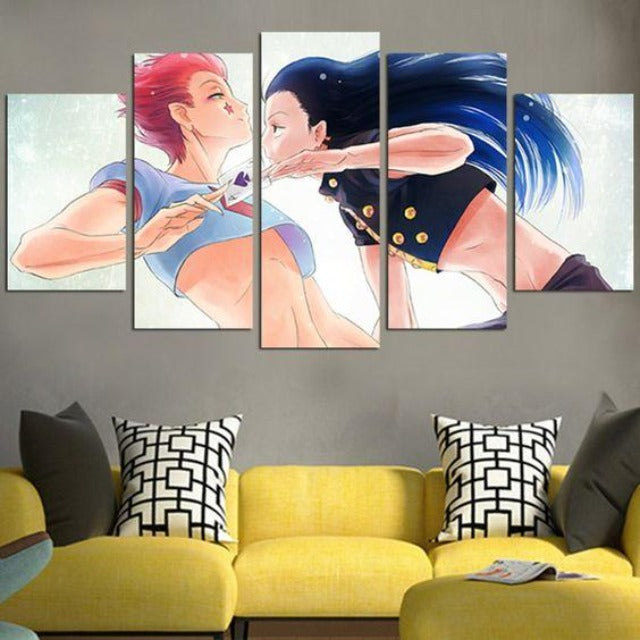 Tableau Irumi x Hisoka Hunter x Hunter Cadre Toile