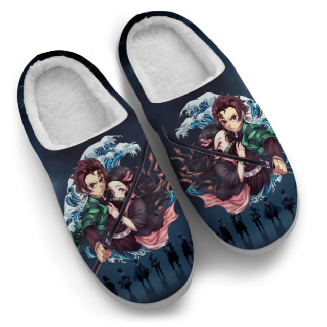 Pantoufles Tanjiro et Nezuko Demon Slayer